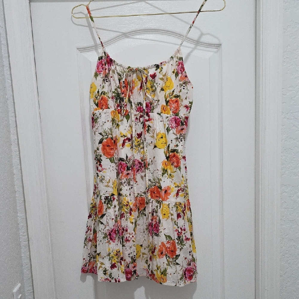 Speechless Yellow Orange Sundress Mini